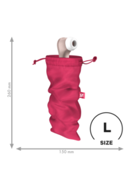 Sac de rangement sextoys rose taille L Treasure Bag Satisfyer - CC597884